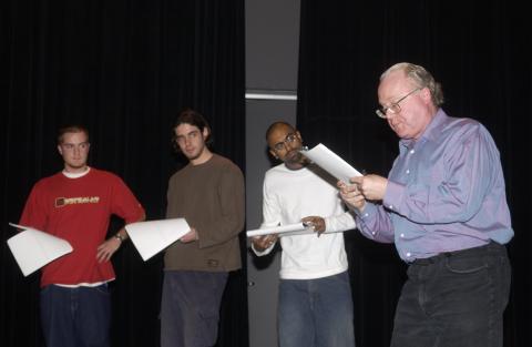 William Webster Reads with UTSC Student Actors, An Evening with Soulpepper Theatre. Benefit for Toronto-Prague Theatre Project II, Leigha Lee Browne Theatre
