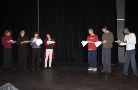 Group of UTSC Student Actors, An Evening with Soulpepper Theatre. Benefit for Toronto-Prague Theatre Project II, Leigha Lee Browne Theatre