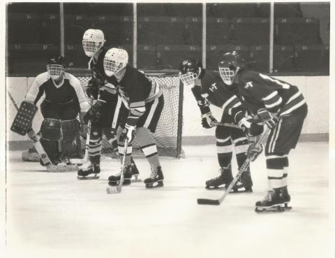 Scarborough College and Faculty of Law Hockey Players On The Ice